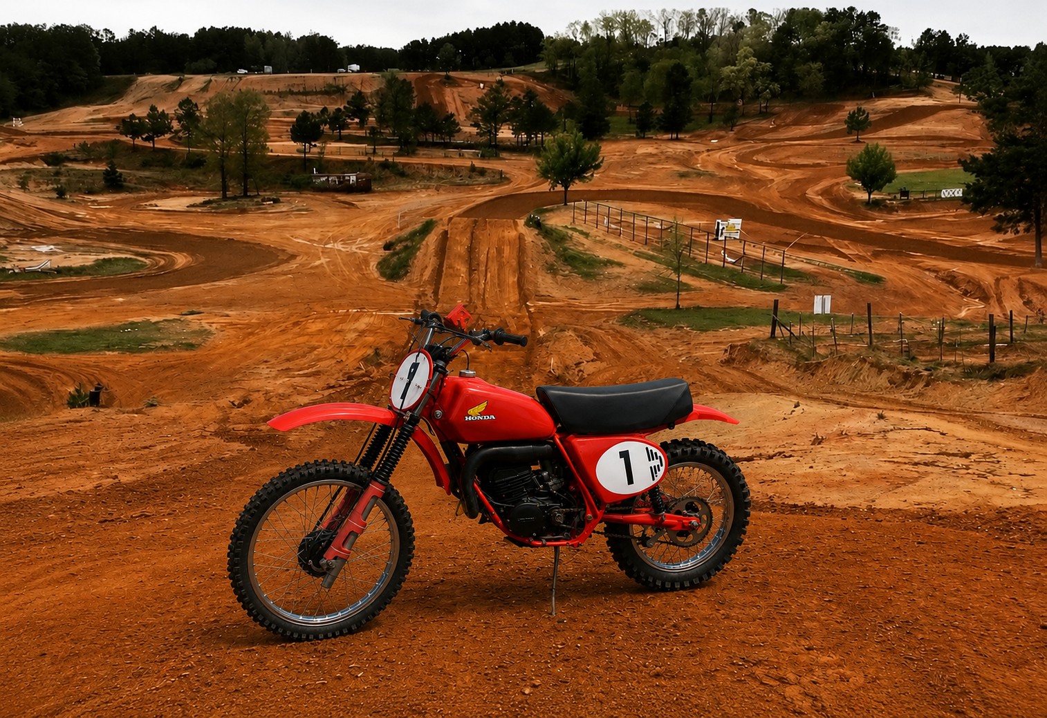 1976 Honda Marty Smith Type II RC125 works motocrosser, fully restored